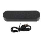 Fitness Interval Timer Portable Gym Timer Multifunctional 1000mAh USB Fitness Sports Interval Workout Timer Alarm Clock