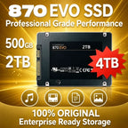 870 EVO 2TB SATA3 2 5 Inch SSD 560MB Read 530MB Write V NAND High Speed For PC Laptop Desktop Storage System Upgrade Pro Max