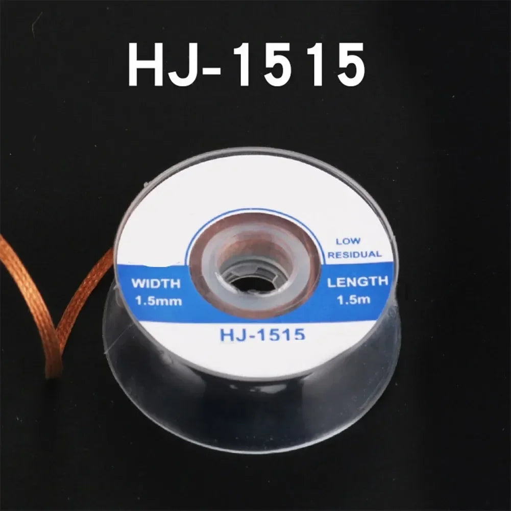 1.0mm/1.5mm/2.0mm/2.5mm/3.0mm/3.5mm Desoldering Braid Tape Copper Solder Wire Soldering Wicks Tin Solder Removal Braid Welding