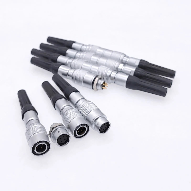 YC8 Mini Circular Connectors 8mm 2 3 4 5 6 7pin Sensor Connector Docking Push Pull Self Lock 8mm