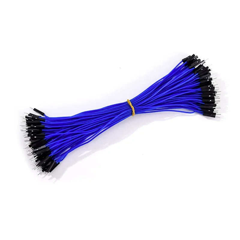 100PCS Dupont Wire 26AWG Silicone Cable 2.54mm Jumper Wire Male Female Breadboard Wire for Arduino DIY