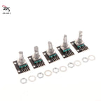 2/5Pcs 360 Degree Rotary Encoder Module KY-040 Brick Sensor Development Board With Knob Cap Potentiometer