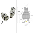 1pc Wifi Antenna Adapter SMA Male Female To BNC  N Male Female  Plug Jack RF Coax Convertor Straight NEW Wholesale Price