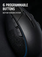 Logitech G302 Wired Ambidextrous Gaming Mouse 4000DPI On‑The‑Fly DPI Switch RGB Backlit 6 Assignable Buttons For Laptop Desktop