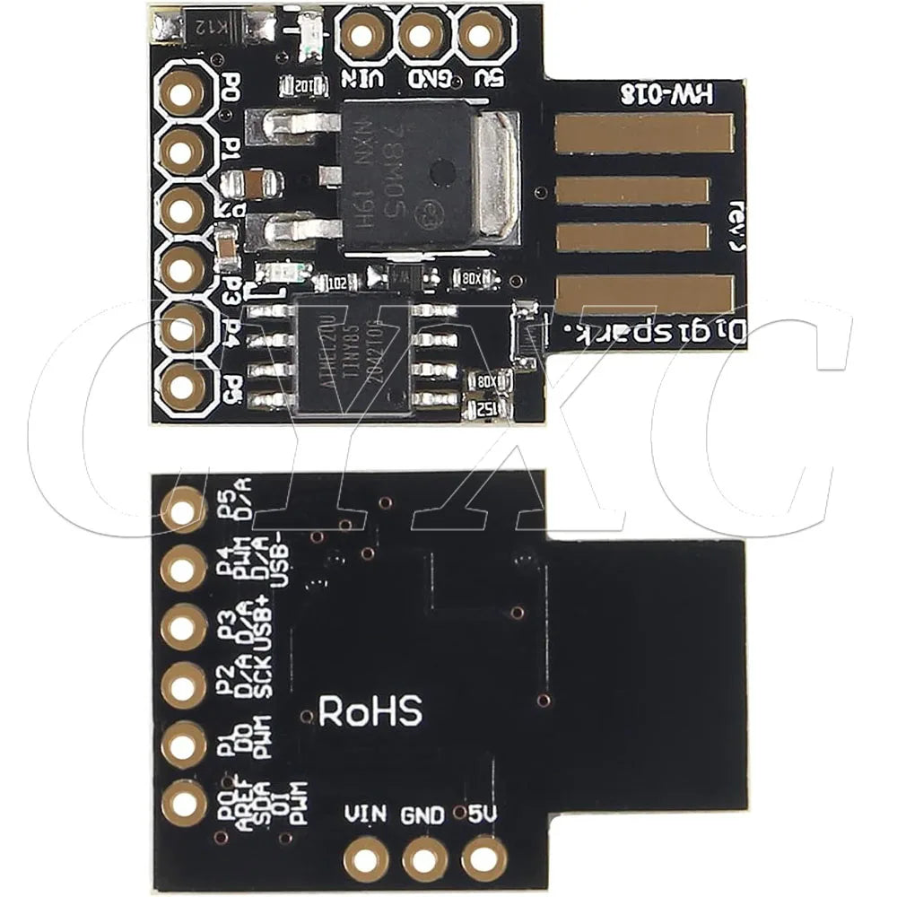 Ttiny85 ATtiny85 Digispark Kickstarter Micro USB Development Board Module For Arduino IIC I2C TWI SPI Low Power Microcontroller