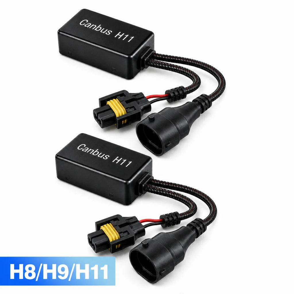 H7 Canbus Decoder, H11 9005 9006 Resistor Decoders Error Free LED Warning Canceller Resistor Adapter,H4 LED Light Canbus Decoder