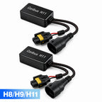 H7 Canbus Decoder, H11 9005 9006 Resistor Decoders Error Free LED Warning Canceller Resistor Adapter,H4 LED Light Canbus Decoder