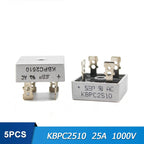 5PCS LAUBEI Diode Bridge Rectifier KBPC5010 KBPC1010 KBPC1510 KBPC2510 KBPC3510 Rectifiers 10A 15A 25A 35A 50A