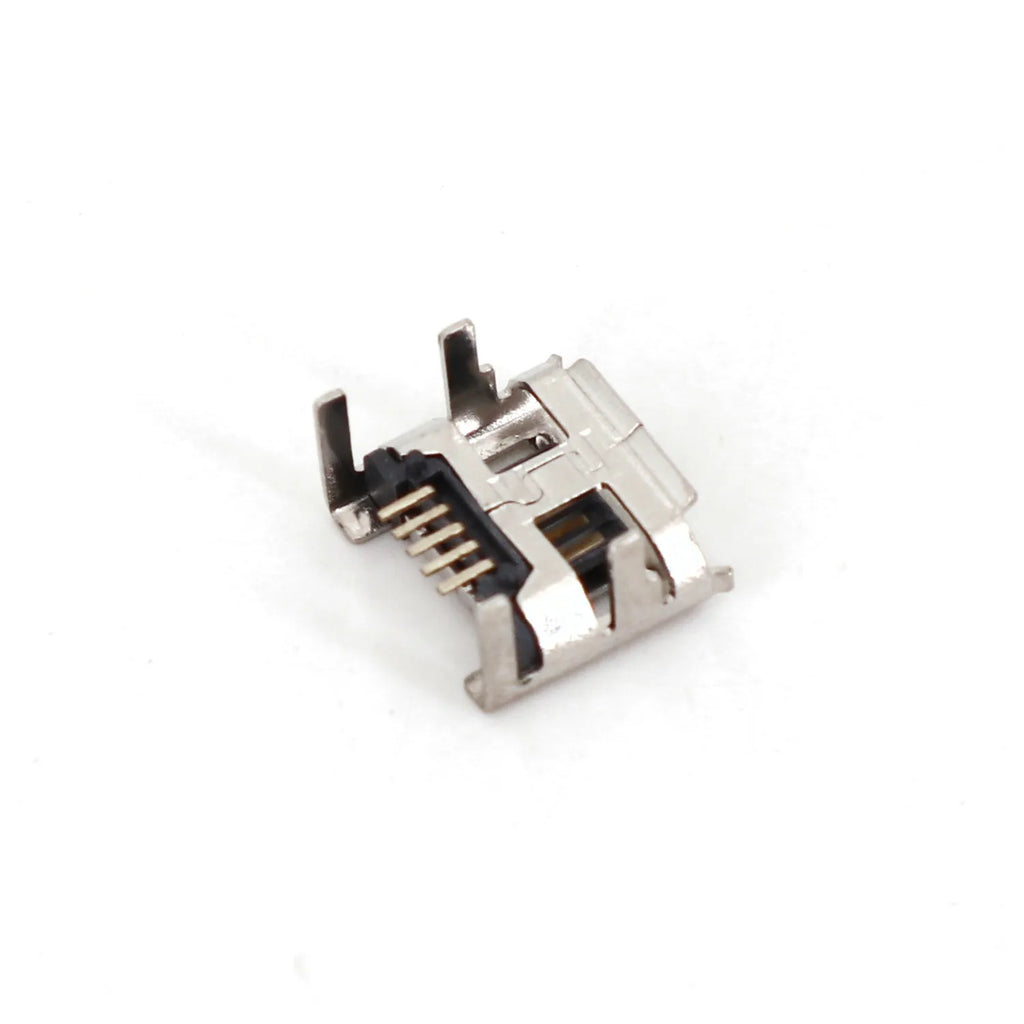 20Pcs Micro USB Type B 5Pin Female Socket 4 Legs Fixed PCB Solder Jack Connector