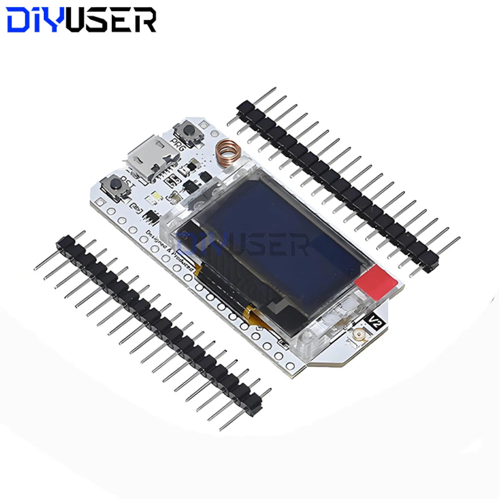 SX1276 LoRa ESP32 Development Board with 0.96 Inch Blue OLED, WiFi Bluetooth 868MHz 915MHz for IoT Projects