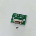 1/2/5pcs 1.25MM Pitch 4/6/8/10/12 FPC/FFC Adapter Connector 1.25 to 2.54 Circuit Board Horizontal Terminal Socket Test Board