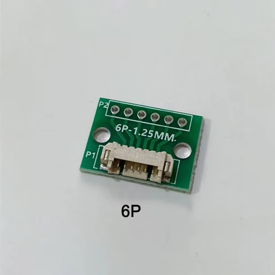 1/2/5pcs 1.25MM Pitch 4/6/8/10/12 FPC/FFC Adapter Connector 1.25 to 2.54 Circuit Board Horizontal Terminal Socket Test Board