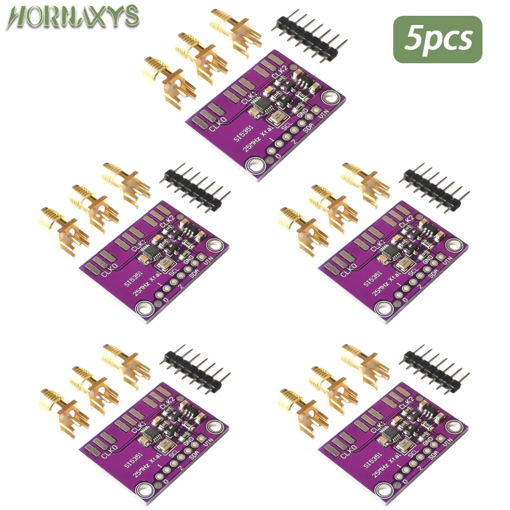 10/1PCS Si5351A Si5351 I2C Clock Generator Breakout Board Module 8KHz-160MHz Signal Generator for Arduino DC 3V-5V