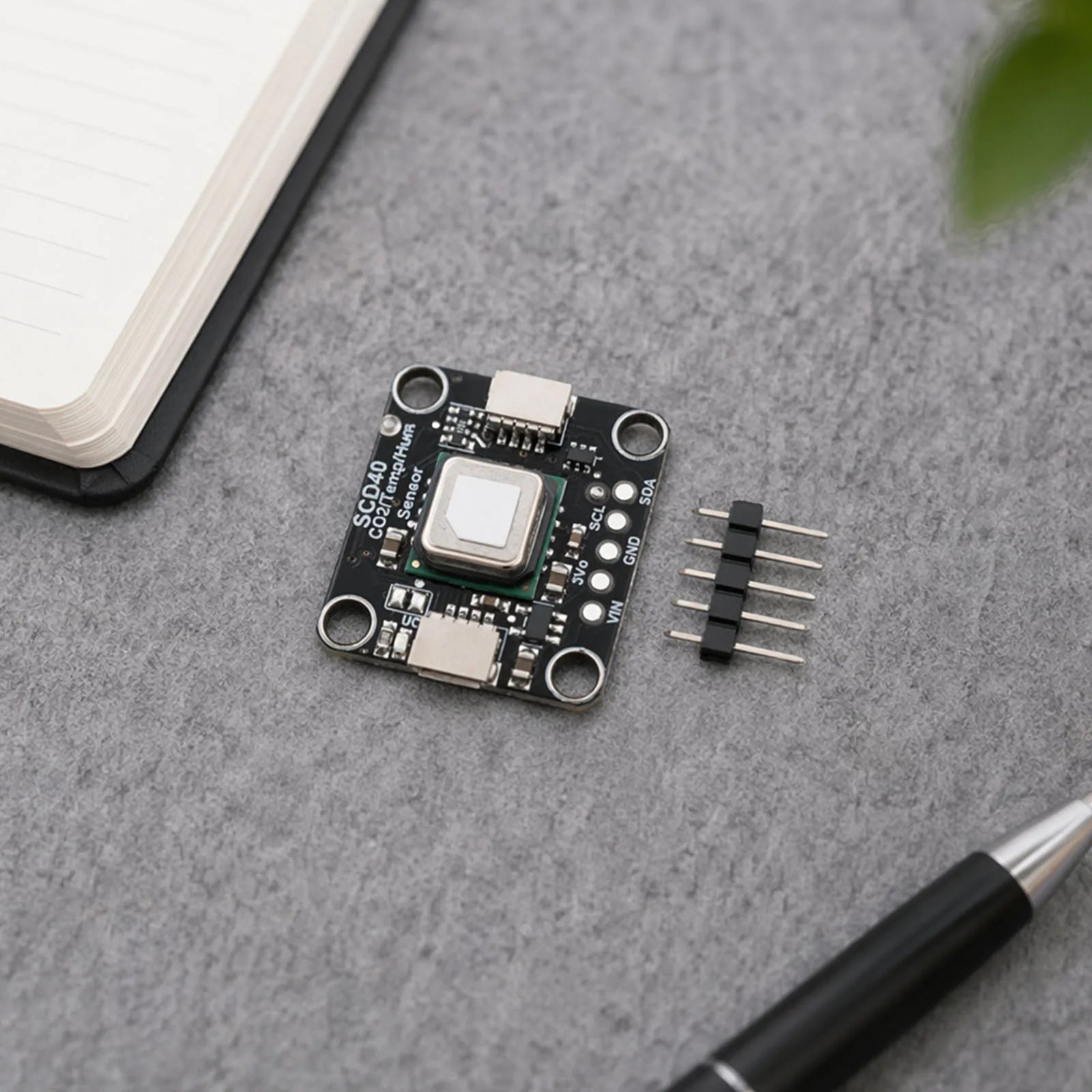 SCD40/SCD41 Gas Sensor Module Detects CO2 Carbon Dioxide Temperature and Humidity Sensor I2C Communi