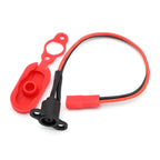 1set Electric Scooter Charging Cable Charging Hole with Waterproof Cover Dust Plug Silicone For Xiaomi M365 Accessories