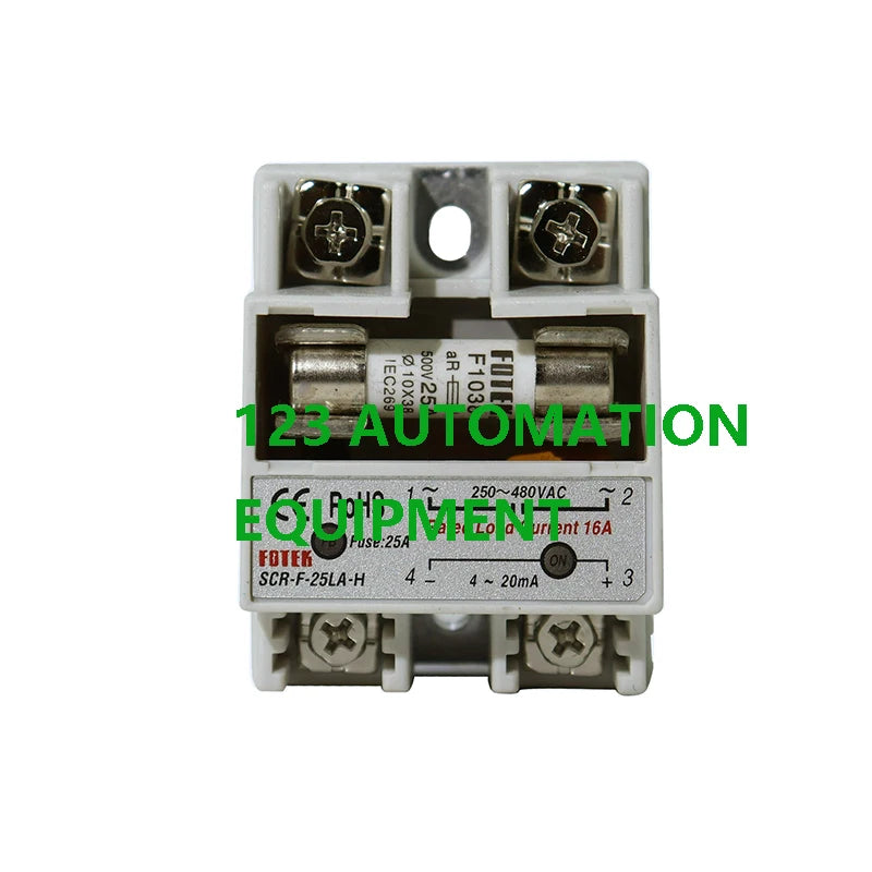 Authentic New FOTEK SSR-F-10DA 25DA 40DA 10DA-H 25DA-H 40DA-H  SCR-F-25LA 40LA 25LA-H 40LA-H Safe Type Small Solid State Relay