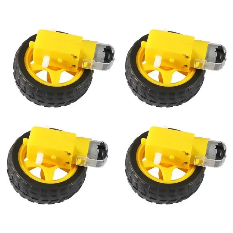 DIY L298N Module, Motors, Wheels, Dupont Line, L298N + Motors + Wheels + 3 Kinds of DuPont Lines with 20 Pins Each in 20CM