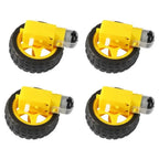 DIY L298N Module, Motors, Wheels, Dupont Line, L298N + Motors + Wheels + 3 Kinds of DuPont Lines with 20 Pins Each in 20CM