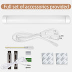 Led Tube Light With Switch Wire 110V 220V 10W 20W Lighting Strip Lamps 30/50cm For  Living Room Bedroom Closet Kitchen Lamp