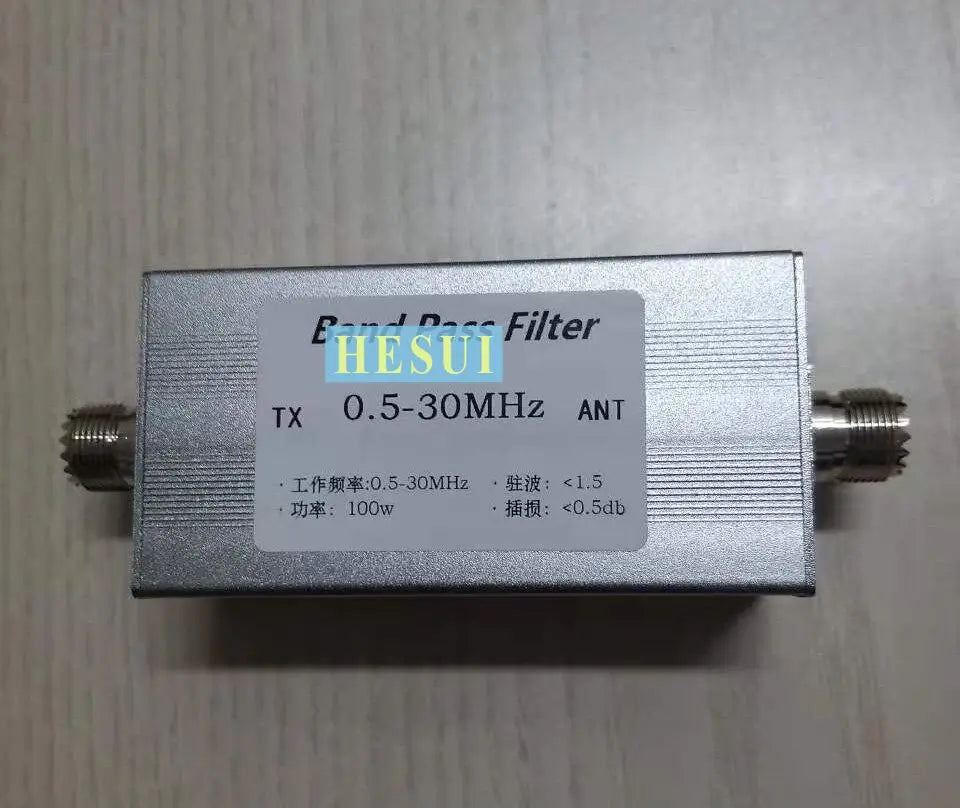 0.5-30 MHz Bandpass Filter, Filter, Bandpass, Covers Medium Wave, Covers Short Wave
