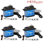 Waterproof IP68 Motor 35KG All Steel Helical Gear Digital Servo For RC Accessories 1/8 1/10 Remote Control Toy Car Robot Crawler