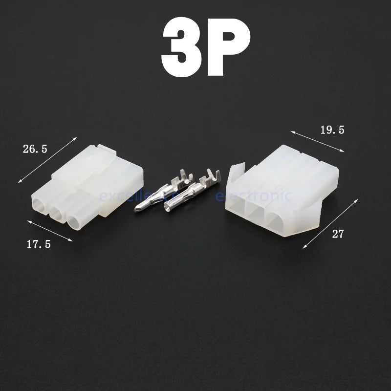 2/5 Sets Large Tamiya Connector Kit (6.2mm Pitch), 1-9 Pin Male Female RC Battery Plug for Drone & Car