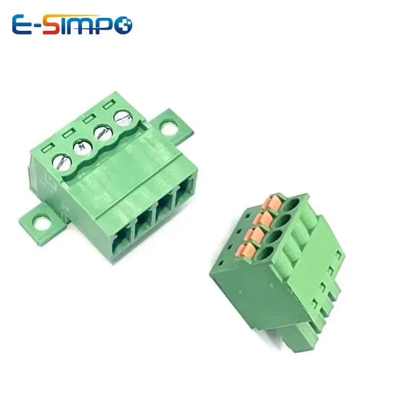 10pcs/5Pairs Docking Female Male Lock Fix Butt Joint 2EDGKD 15EDGRKC-3.81/5.08mm 2-16P Plug Spring Screw Wire Terminal Block