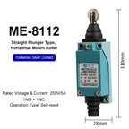 ME-8108 ME-8104 ME-8107 ME-8111 ME-8112 ME-8166-8169 Limit Switch Rotary Adjustable Roller Lever Arm Travel Switch AC250V NO NC