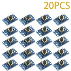 1-100PCS 6x6mm Tact Switch Module – Momentary Push Button with PCB Board for Arduino STM32 Projects