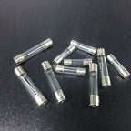 100/72pcs Car Fast-blow Glass Fuses Car Glass Tube Fuses 0.2-20A 0.5-30A Assorted Kit for Car Light Inflator Vacuum Cleaner
