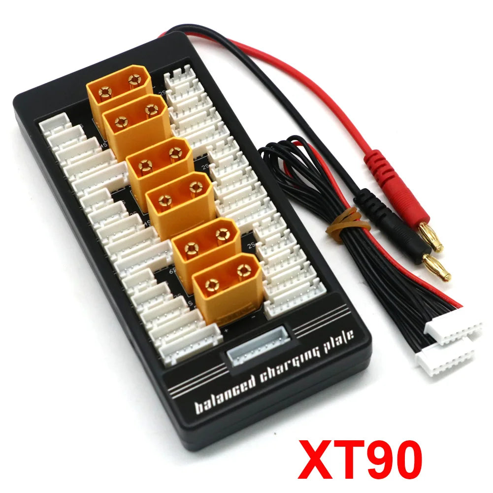 XT60 XT30 XT90 T-Plug EC3 EC5 Parallel Lipo Battery Charging Board 2-6S for ISDT Q6 PL6 PL8 Charger IMAX B6 B6AC B8 Charger