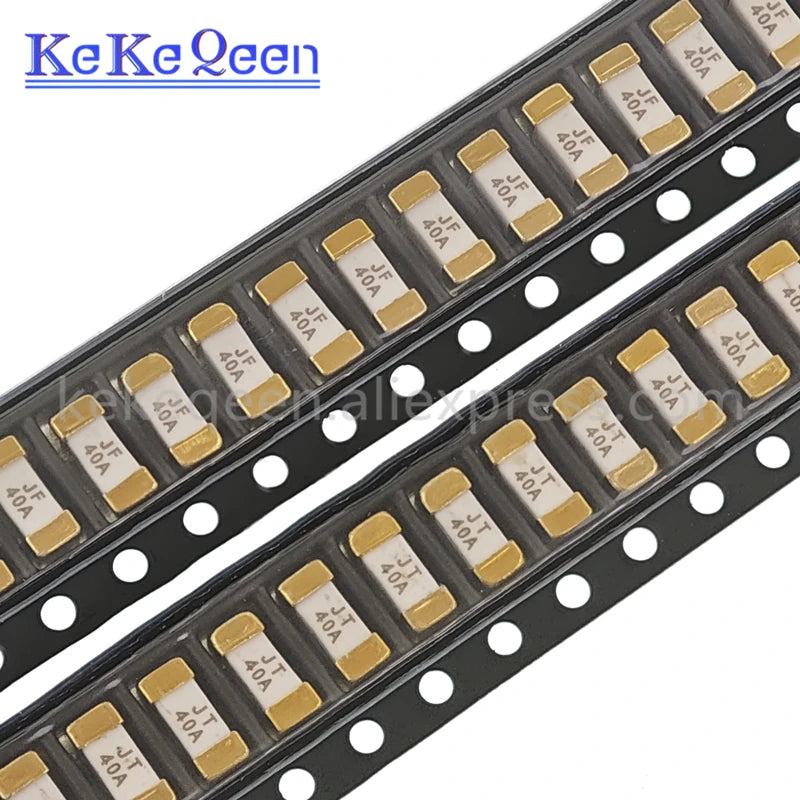 20A 25A 30A 40A Ceramic Fuse 1808 2410 6125 6.1*2.5MM Surface Mount Fuses High Inrush 250VAC/125VDC Fast / Slow Blow Fuse