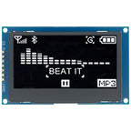 2.4" 2.42 inch 128x64 OLED LCD Display Module SSD1309 12864 7 Pin SPI/IIC I2C Serial Interface for Arduino UNO R3 C51