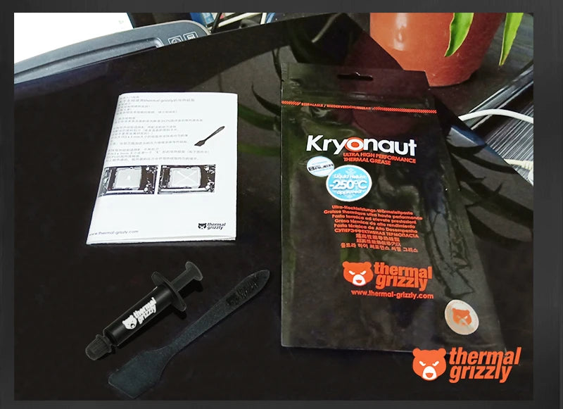 Thermal Grizzly Kryonaut Extreme KE Thermal Paste for CPU/GPU Cooler Large Capacity Compound Cooling Silicone Grease 1g/5.5g/11g