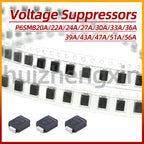 20PCS P6SMB20A/22A/24A/27A/30A/33A/36A/39A/43A/47A/51A/56A TVS/ESD SMB/DO-214AA Transient Voltage Suppressors