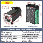 57 Stepper Motor Kit TB6600 DM542 Driver Two Phase Controller Motor 0.65N.m 1.2N.m 2.3N.m 3.1N.m 3.6N.m for CNC Machine