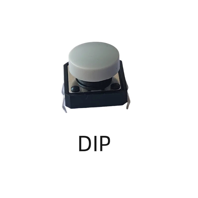 10Sets 12x12mm Momentary Tact Switch Add Plastic Caps Height 9.2mm Push Button Switch 4PIN SMT DIP PCB Mounting Button