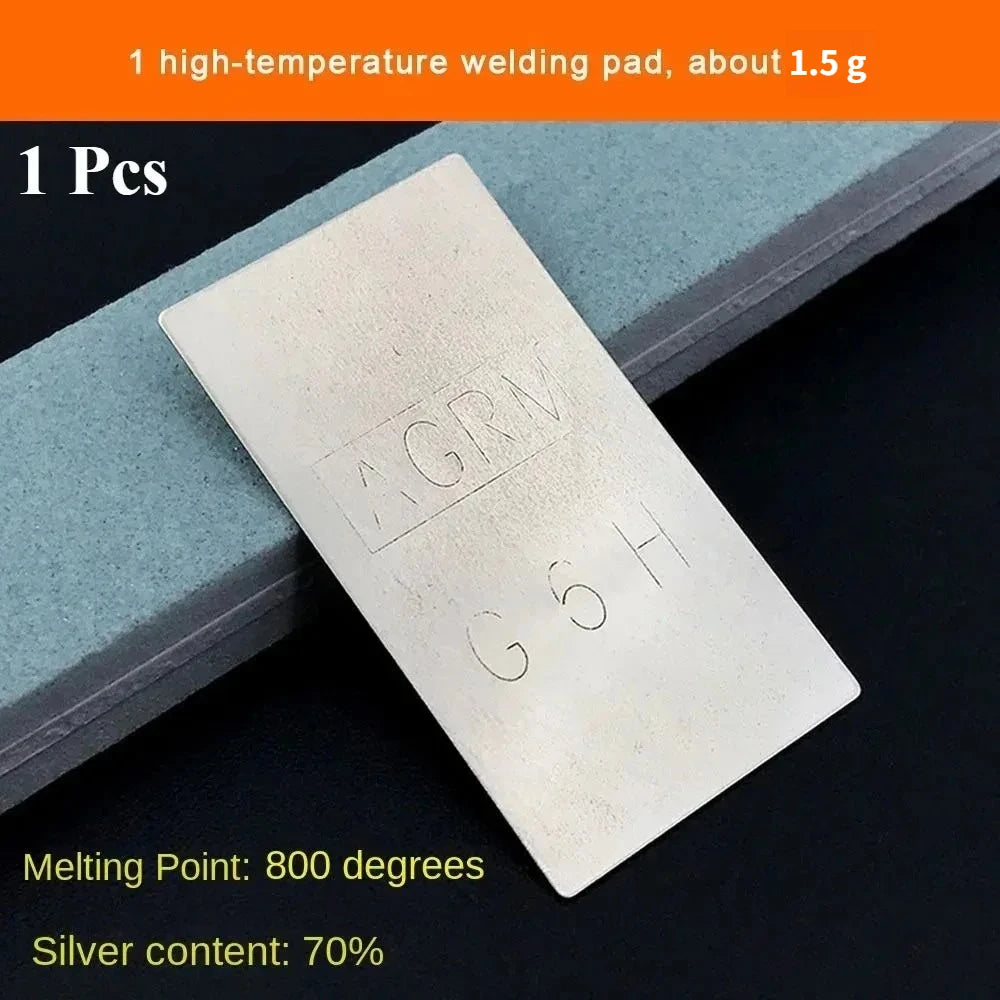 10/30Pcs Silver Solder Sheets  - High/Med/Low Temp DIY Jewelry Welding Supplies  Jewelry Processing Tool
