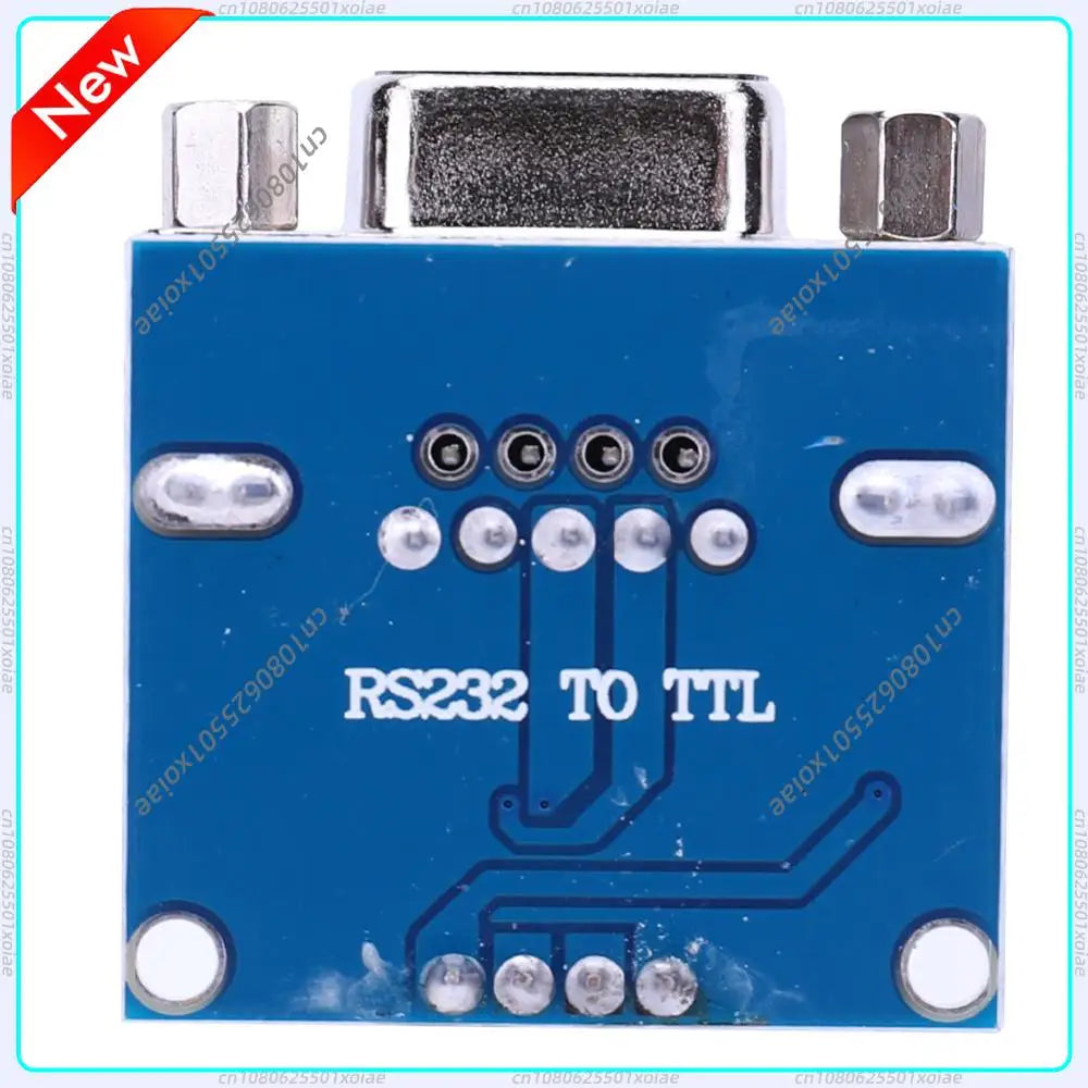 MAX3232 RS232 To TTL Serial Port Converter Module TX RX VCC GND Female DB9 Connector MAX232 Flashing Board MAX3232 Chip