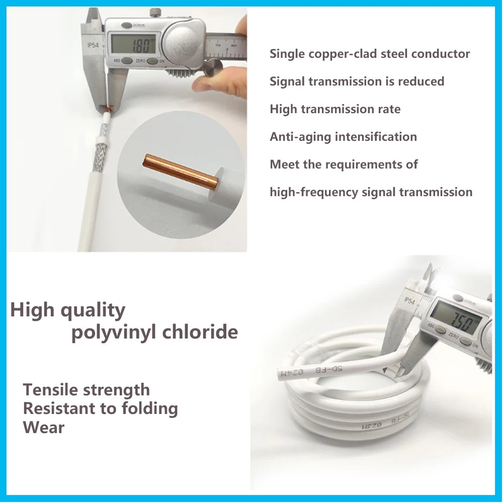 N Male/Female Plug SMA to N Connector SMA Connector 5D-FB Coaxial Cable Coax Cable for CDMA GSM 3G 4G LTE WiFi Antenna RF RP-SMA