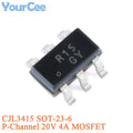 50pcs CJ3401A R1A CJ3401 R1 CJ3407 3407 CJ2307 S7 CJ2303 S3 CJ2321 S21 CJ2301 S1 CJ2305 S5 SOT-23 P-channel SMD MOSFET BSS84
