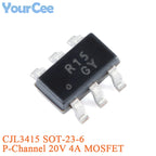 50pcs CJ3401A R1A CJ3401 R1 CJ3407 3407 CJ2307 S7 CJ2303 S3 CJ2321 S21 CJ2301 S1 CJ2305 S5 SOT-23 P-channel SMD MOSFET BSS84