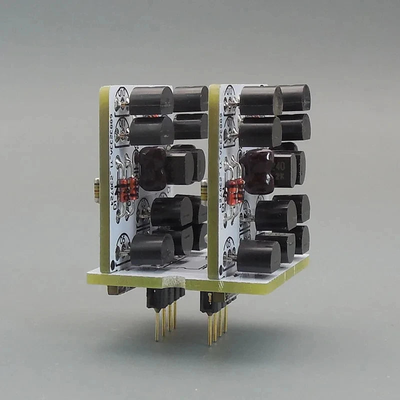 Fever fully discrete op amp module, low noise FET differential input high current output single and double op amp