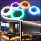 220V COB Strip White /Red /Ice Blue /Pink /Yellow /Purple Waterproof Home Decor Outdoor Lamp Flexible LED Neon Ribbon Light