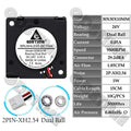 Gdstime 4010 24V Blower 12V 5V Cooler Fan 5015 Radial Fan 50x15MM Turbine Cooling Fan 30MM Micro Fan for 3D Printer Part Cooling