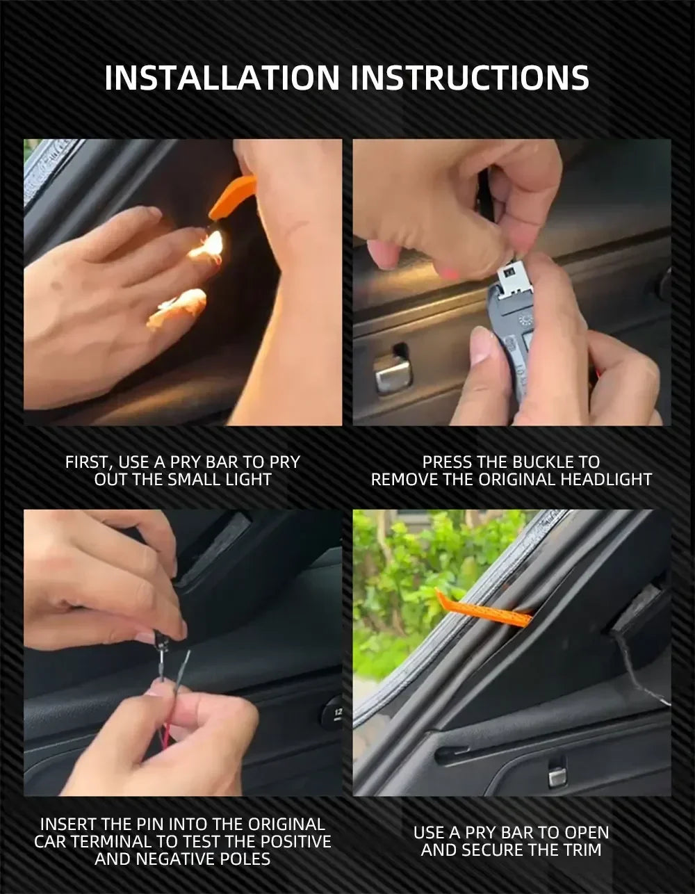 Car high brightness trunk lighting ambient light interior decoration LED wiring free automatic sensing tailgate light strip