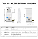 LoRa Module USB Interface 230/400/900MHz E22-230/400/900T22U 22dBm With Antenna RSSI LBT 5KM DIP Module CDSENT