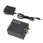 ADC Latest Analog To Digital Converter Optical Coax RCA Toslink Audio Sound Adapter SPDIF Adaptor for Apple TV for Xbox 360 DVD