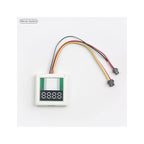 DC12V Touch Dimmer 5A 60W Single-Button Touch Time and Temperature Display LED Sensor Switch, Suitable for Bathroom Mirrors