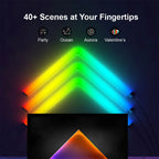 DC12V Creative BT/TUYA WiFi Splicable Remote Control Bedside Indoor Smart RGB Graffiti Net Red Atmospheric Wall Lamp